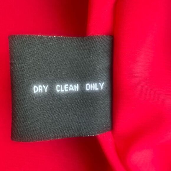 NWT W118 By Walter Baker Women’s Red Sleeveless Alexa Stitched Cocktail Dress M - Picture 11 of 13